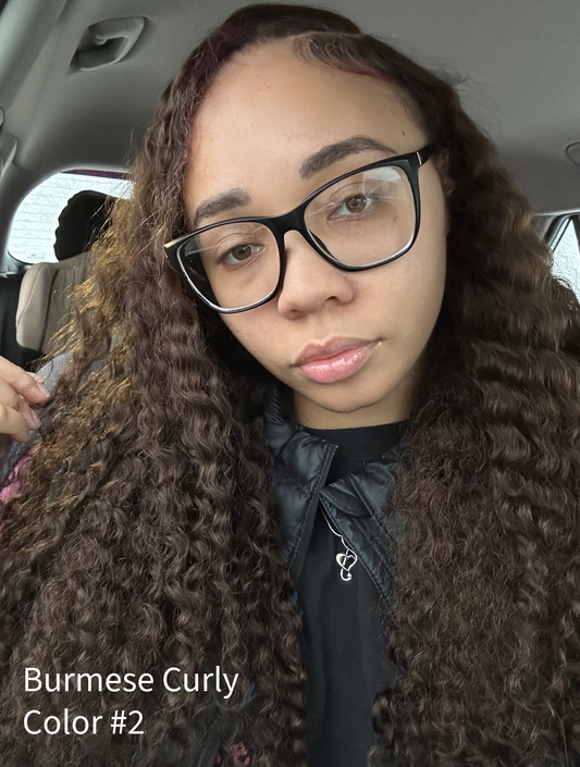 Brazilian Bundle & Closure Deal: Yaki Straight /Kinky Straight/Burmese Curly/Kinky Curly